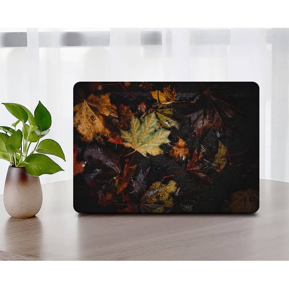 KSK KAISHEK Compatible with Old MacBook Pro 15 inchs Case 2015/2014/2013/2012 Released Model A1398, Plastic Protective Case Hard Cover + Black Keyboard Cover, Plants series 0264