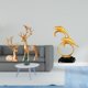 thumbnail image 2 of Escultura coleccionable moderna y realista de reno y delfín europeo, ideal para decorar el hogar, la oficina, la entrada, , la mesa o la est, 2 of 8