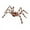 B, variant on Realistic Large Halloween Spider Prop - Lifelike Outdoor Decoration for Spooky Holiday Events, Flexible Plastic & Wool Scary Decor (90/125/200cm)