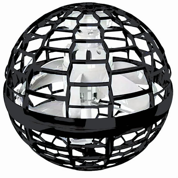 Orbit Catch Glowing Drone Toy - Black