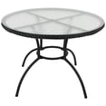 thumbnail image 5 of Northlight 5-Piece Black Resin Wicker Outdoor Dining Set, 5 of 9