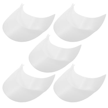 Quqiuxian 10pcs Visor Hat Inserts Hat Shaper Plastic Hat Support Liner for Sports Caps Visor Hat