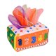 thumbnail image 2 of Caja de pañuelos para bebés Juguete Juguetes de aprendizaje temprano Colorido Malabarismo Pañuelos de baile Juguetes sensoriales arrugados para niños , Número, 2 of 8