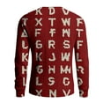 thumbnail image 5 of Homeyce Ugly Christmas Sweaters for Men Soft Knitted Crew Neck Sweaters Long Sleeve Christmas Pattern Pullover Reindeer Snowflake Soft Cute Ugly 2025 Novelty Xmas Pullover Tops,Red 2XL, 5 of 6