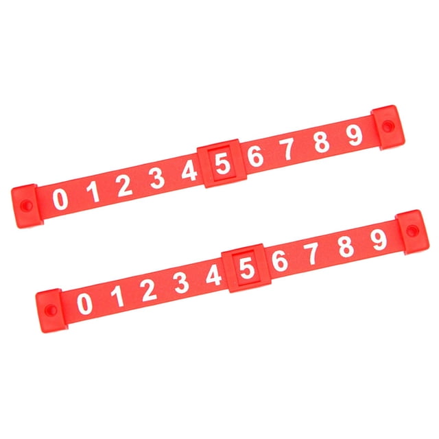Guardoinrt 2 Pcs Compteur de Score de Baby-Foot pour Enfants et Compteurs de Baby-Foot Compacts Tableau de Score Rouge et Bleu