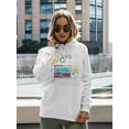 thumbnail image 2 of 90's Cassette Player Hoodie Women -Image by Shutterstock, Female Large, 2 of 4