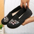 thumbnail image 5 of NexTorq Mesh Flats, Summer Shoes for Women, Athletic Shoes Women, Slip On Shoes Women, Casual Shoes Women's Summer Mesh Breathable Flat Shoes Ladies Comfort Light Women Slip on Loafers, Black, 36, 5 of 6