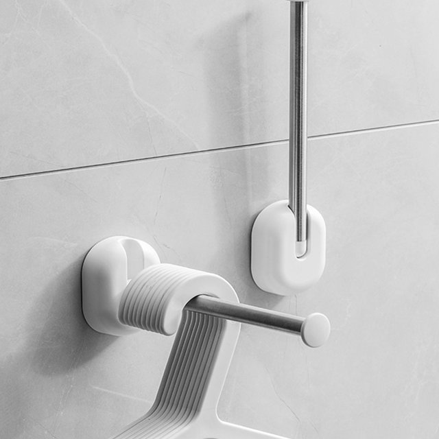 unbranded Gancho Telescópico De Acero Inoxidable Para Ropa Con Montaje En Pared Sin Daños