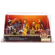 Disney The Lion King Mufasa with Zazu, Simba x2, Rafiki with baby Simbam Scar, Pumbaa, Timon, Shenzi, Banzai, and Ed 8-Piece PVC Figure Set