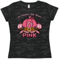 thumbnail image 3 of Inktastic In October We Wear Pink with Ribbon and Pink Pumpkins Women's T-Shirt, 3 of 5