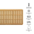 thumbnail image 3 of Modway Aiko 76 Inch Japandi Sideboard in Light Oak, 3 of 9