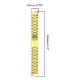 thumbnail image 2 of Acier Inoxydable Solide Compatible pour Samsung Galaxy Watch5 Bracelets de Remplacement Bracelet de Montre en Métal, 2 of 12
