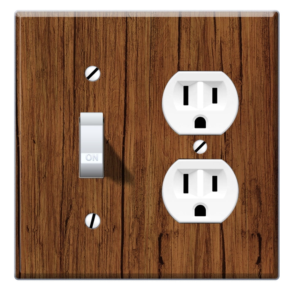 WIRESTER Double 1-Gang Toggle Light and 1-Gang Duplex ...