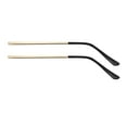 thumbnail image 1 of 2x Temple reemplazo Temple Comfort Metal Eyeglass End Tips Arm Frame Parts Ear Sock Pieces para Mujeres Hombres Unisex Oro Yinane pierna de reemplazo, 1 of 8