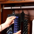 thumbnail image 2 of Accessory Organizer for Wardrobe Home Tie Belt Rack with Functional Hanger for Ties Scarves Bow Storage and Hanging Stand for Bow Ties, 2 of 8