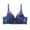 Blue, variant on Honeeladyy Women's Plus Size Underwear T-Shirt Bra Lace Lingerie Wire Free Bra Attractive Underwear Gathered Bra Christmas Gifts for Girlfriend #Fe-XXL