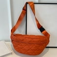 thumbnail image 6 of BLEEUS Women Bag Quilted Waist Bag Fashion Chest Bag Stylish Waist Pack For Women Chest Bag, 6 of 10