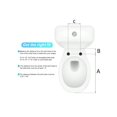 thumbnail image 7 of EastVita 19 inch Elongated Multifunctional bathroom Bidet Toilet Seat Non Electric Dual Nozzle Bidet Attachment with Soft Close Lid Feminine Hygiene Toilet Seat Cover for Women Easy Install White, 7 of 7