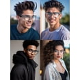 thumbnail image 2 of Gafas bloqueadoras de luz azul VISOONE TR90 Square RANDI, 2 of 8