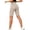 Beige, variant on Women's 3D Texture High Waist Yoga Shorts, Tummy Control Scrunch Butt Lifting Gym Shorts with Peach Enhancing Design, Seamless Fitness Workout Shorts for Running Cycling Dark Gray S