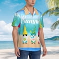 thumbnail image 6 of Picia Hello Summer Gnome 1 Gentle Cotton Regular Fit Short Sleeve Casual Hawaiian Shirt for Men-XX-Large, 6 of 8