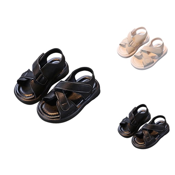 Kids Sandals and Casual Summer Shoes for Girls, Toddlers Outdoor Party Beach Footwear, Lightweight Breathable Slip On Design for Ages 1-6 Years