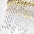 thumbnail image 4 of CWI Lighting Genevieve Lustre LED avec Médaillon Finition Or, 4 of 6