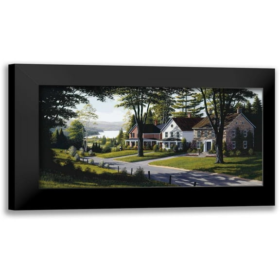 Saunders, Bill 14x9 Black Modern Framed Museum Art Print Titled - Cul-de-sac