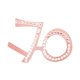 thumbnail image 4 of Gafas de cumpleaños Yinane Gafas de Diamantes de Imitación para adultos celebración 70 anteojos de año nuevo, 4 of 8