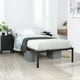 thumbnail image 1 of Cama Individual de Metal, Color Negro (Sin Colchón), 1 of 7