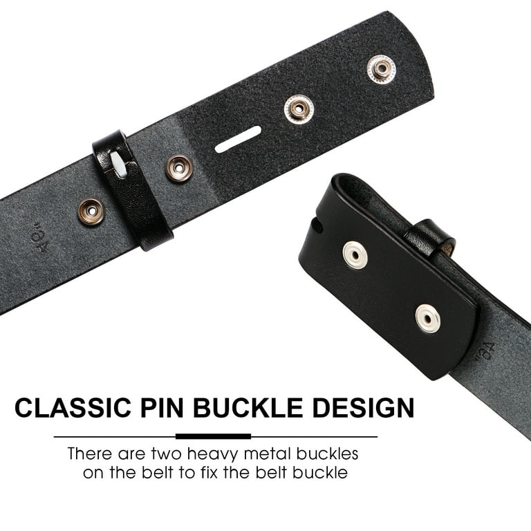 Matte Black Heavy Duty Pin Buckle for 1 1/2 Belts, Belt Buckles for Sale