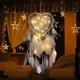 thumbnail image 3 of LED Light Heart Dream Catcher White Feather, 3 of 4