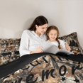 thumbnail image 4 of Erosebridal Adventure Theme Car Full Size Comforter Sets 3 Pieces for Teens Female Men,Girls Boys Autumn Camping Maple Leaves Bedding Sets,Black Reversible,Breathable Home Decor, 4 of 6