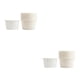 thumbnail image 4 of Yuarrent 50 piezas de tazas para magdalenas, papel de aluminio resistente, revestimientos para hornear magdalenas, bandeja de decoración, Blanco 2Conjunto, 4 of 6