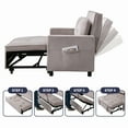 ZAFLY Pull Out Sofa Bed, 2 Seater Sleeper Sofa, Convertible Loveseat