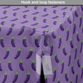 thumbnail image 4 of Eggplant Dog Crate Cover, Appetizing Eggplants in Order Symmetrical Vegan Foods Healthy Fresh Ingredients, Easy to Use Pet Kennel Cover for Dogs, 35" x 23" x 27", Purple Violet, by Ambesonne, 4 of 6