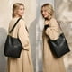 thumbnail image 2 of Bolso de mano BOSTANTEN para mujer, de piel, con forma de cubo, color negro, 2 of 8