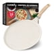 thumbnail image 1 of Crepera con Revestimiento Antiadherente de Mármol, Comal de Cocina Cookify (Beige, 28 cm), 1 of 7