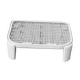 thumbnail image 3 of Almencla Tapis de Litière pour Chat Multifonctionnel Surélevé Anti-Traçage Intérieur Détachable Gris 15cm, 3 of 7