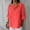B463 Watermelon Red summer tops for women clearance under $5, variant on Cagogo Loose Fit Cotton Linen T Shirt for Womens Under $5 Summer 3/4 Sleeve V Neck Plus Size Tunic Tops Going Out White Tee Blouse Mother's Day Gifts for Mom
