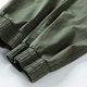 thumbnail image 5 of Puntoco Pantalones casuales largos para hombre Pantalones casuales de moda para hombre de color sólido con bolsillos con cremallera y cintura elástica largos, 5 of 5