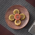 thumbnail image 1 of Bandeja redonda para servir, bandeja para aperitivos y frutas, centro de mesa, plato decorativo para cena, bandeja de madera para repostería, palé S, 1 of 9
