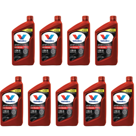 VALVOLINE 609506 Engine Oil 5W-20 Synthetic Blend Pack of 9