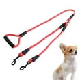thumbnail image 2 of Double Head Dog Rope Outdoor Pulling Rope Practical Traction Rope Creative Training Strap Pet Supplies (Red), 2 of 8