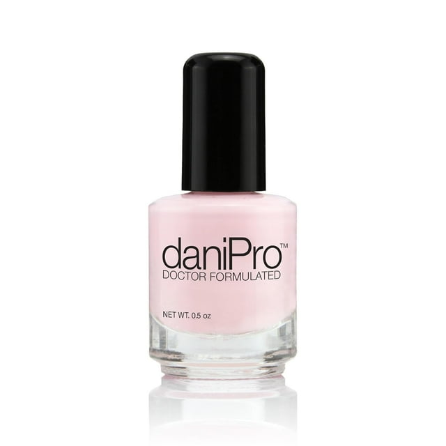 Esmalte de uñas daniPro Doctor Love is All Pink, esmalte de uñas y esmalte de uñas de los pies, 0.5 oz con ácido undecilénico, biotina y vitaminas, fórmula vegana para uñas saludables, fabricado en lo