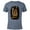 Navy Heather, variant on Lucasfilm Indiana Jones and the Temple of Doom Poster Art - Short Sleeve Blended T-Shirt for Adults - Customized-Dark Heather