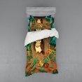 thumbnail image 1 of Ambesonne Colorful Bedding Set 3 Pcs, Nanny Grandma Sage Owl, Twin XL, Multicolor, 1 of 3