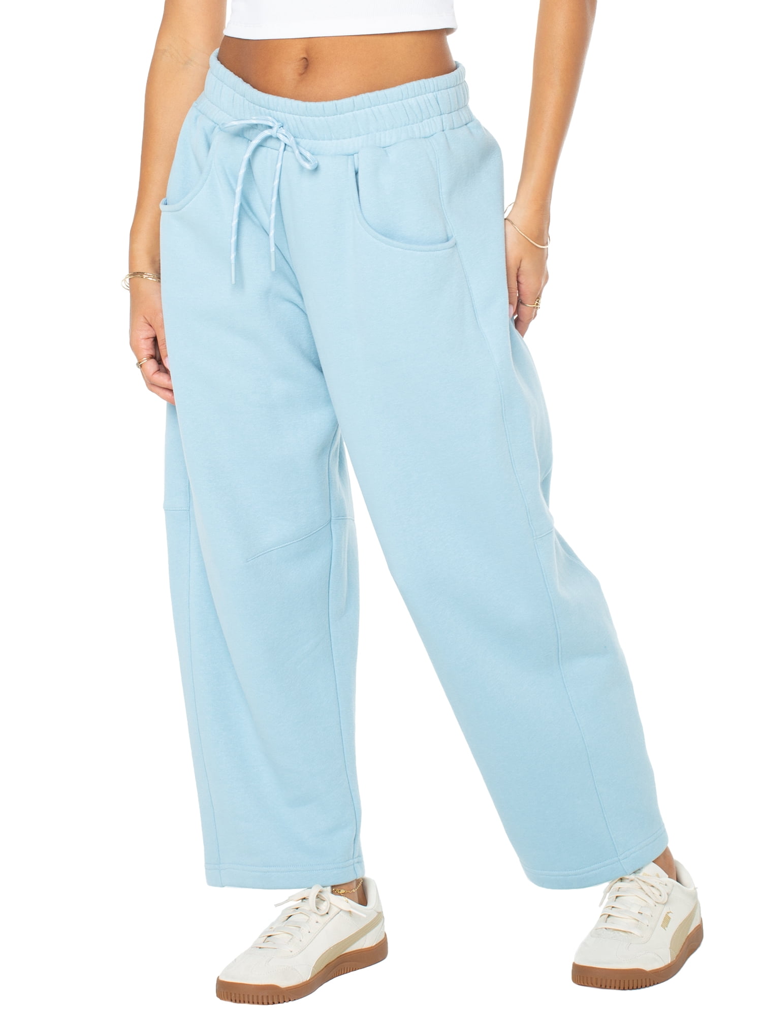 Celebrity Pink Women's Barrel Leg Sweatpants, Sizes XS-XXXL