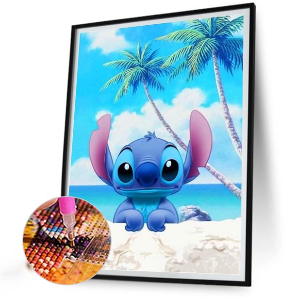 Cuadros Decorativos Stitzer 5D DIY Diamond Painting Kits Full Round Drill Wall Decor Crafts (B5595) Tmvgtek embutido en tela
