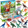 thumbnail image 2 of Calendario de Adviento de Navidad, juego de juguetes con 24 números de dinosaurio, 2023, 2 of 4